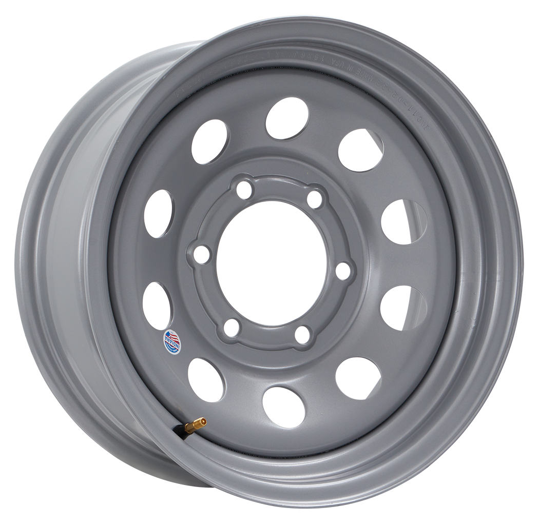 Indiana Wheel Company 15"x 6"- 6 on 5-1/2" Silver Modular Steel Wheel