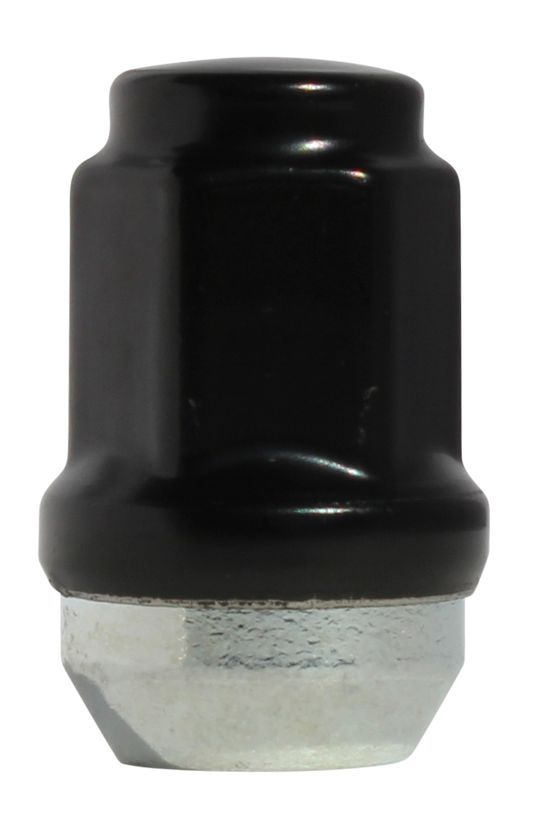 1/2" Black Stainless Steel Lug Nut 1.50" (3/4" Hex)
