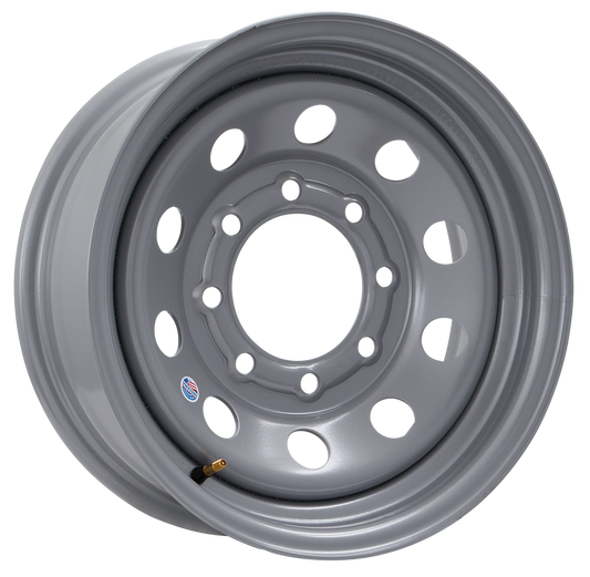 Indiana Wheel Company 16"x 6"- 8 on 6-1/2" Silver Modular Steel Wheel