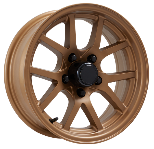 Lionshead 15"x 6"- 5 on 4-1/2" Condor Aluminum Wheel- Matte Copper Fully Painted